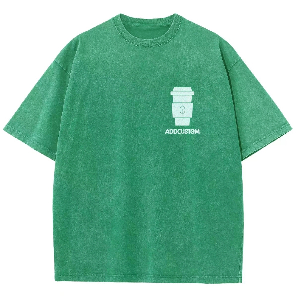 Barista Addcustom Unisex Fit Washed T-Shirt