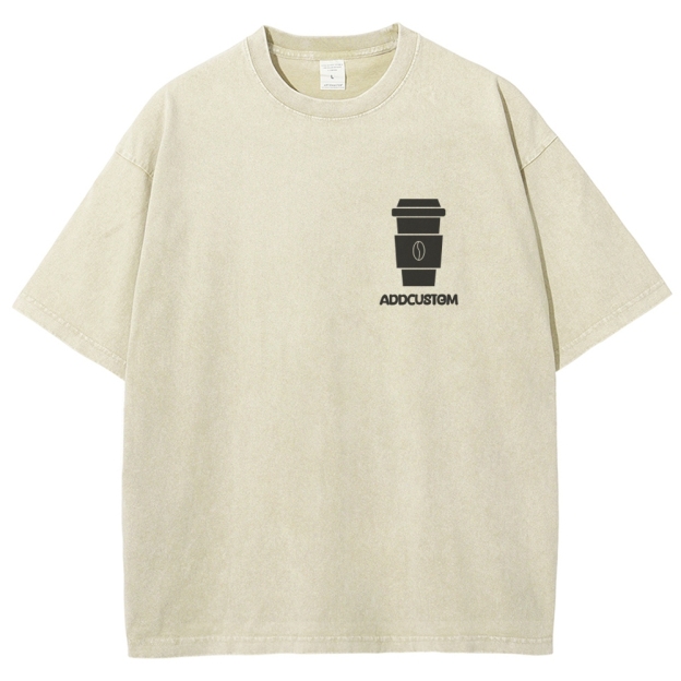 Barista Addcustom Unisex Fit Washed T-Shirt