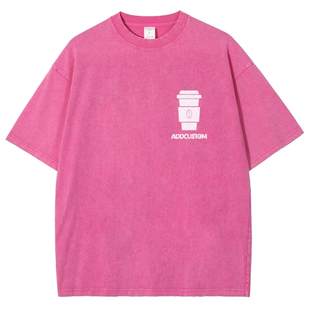 Barista Addcustom Unisex Fit Washed T-Shirt