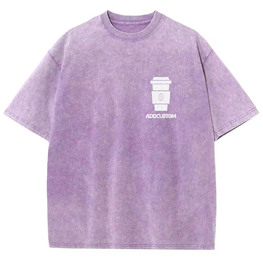 Barista Addcustom Unisex Fit Washed T-Shirt