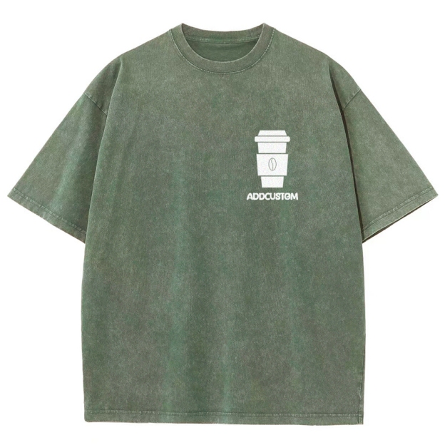Barista Addcustom Unisex Fit Washed T-Shirt