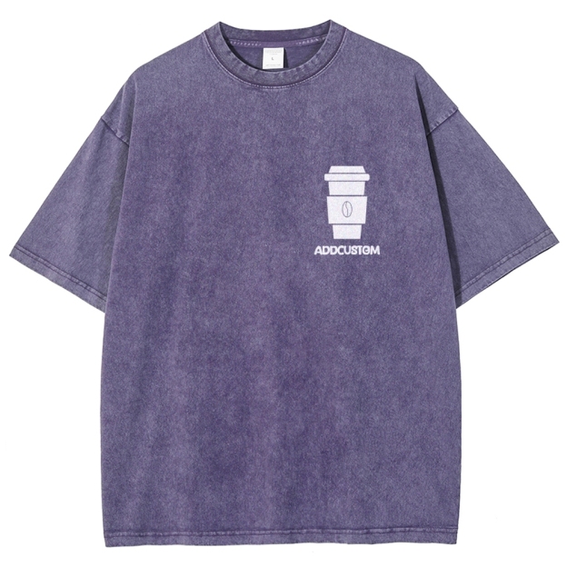 Barista Addcustom Unisex Fit Washed T-Shirt