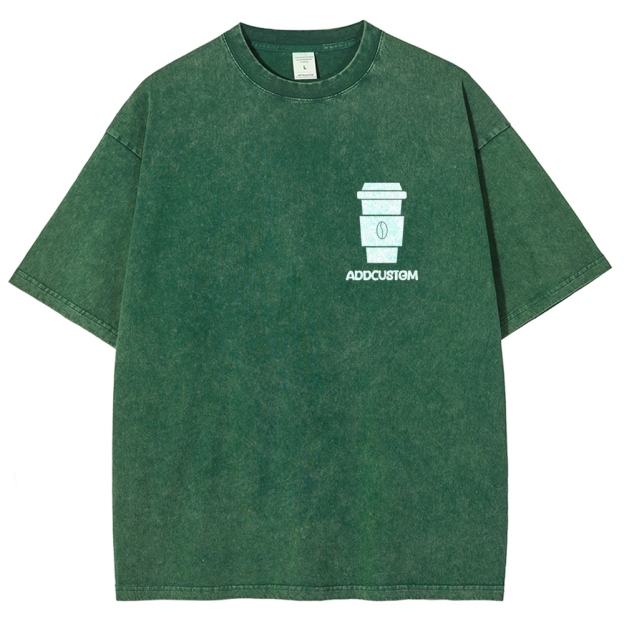 Barista Addcustom Unisex Fit Washed T-Shirt