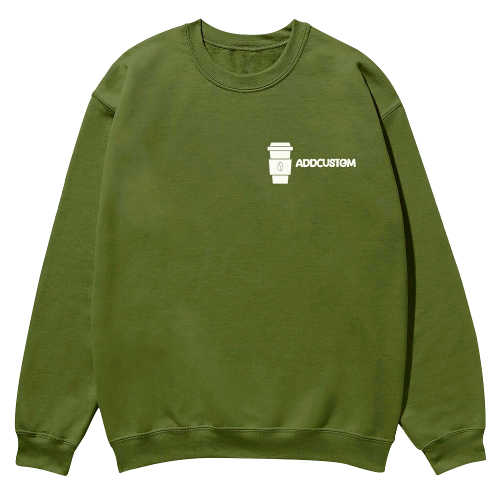Barista Addcustom Casual Crewneck Sweatshirt