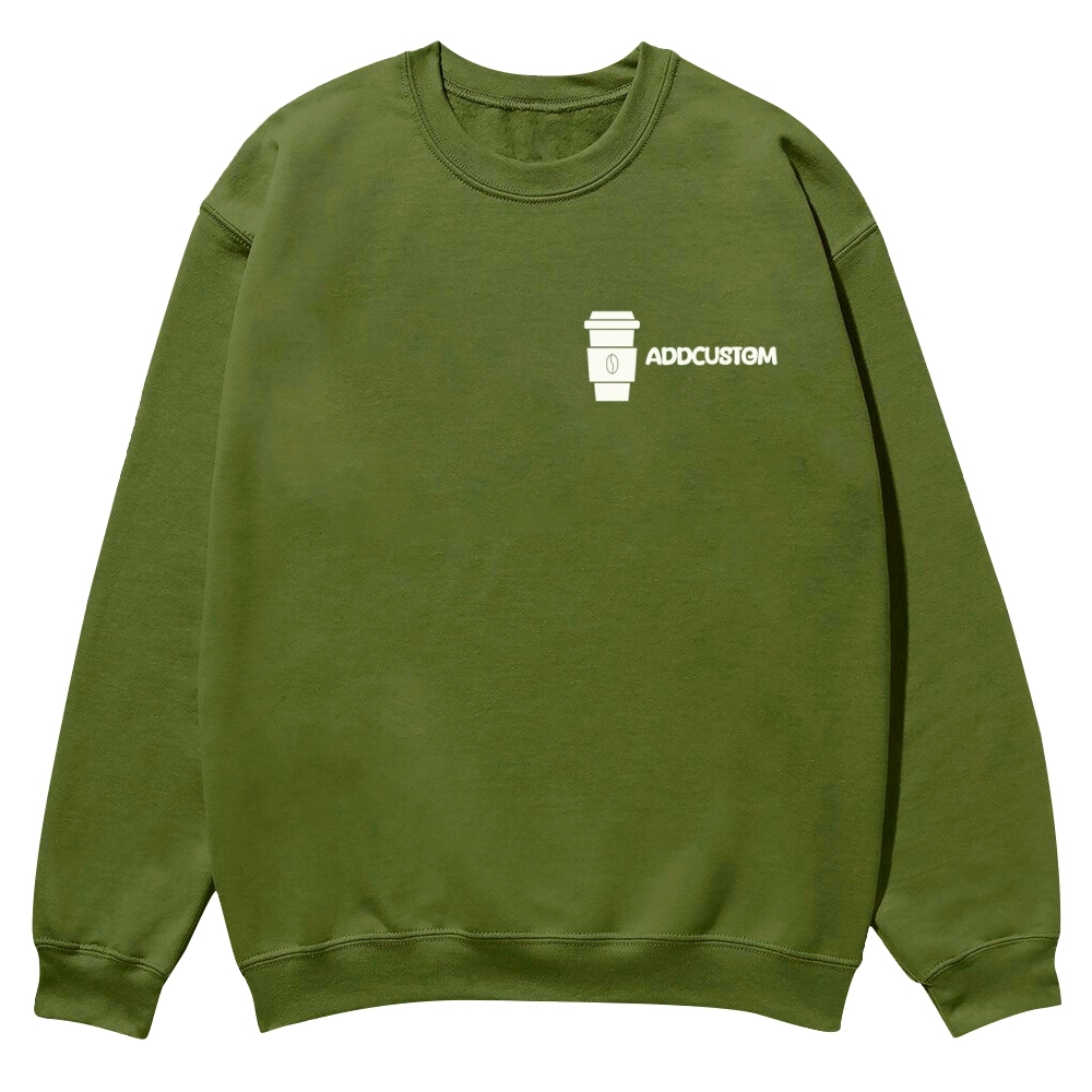 Barista Addcustom Casual Crewneck Sweatshirt