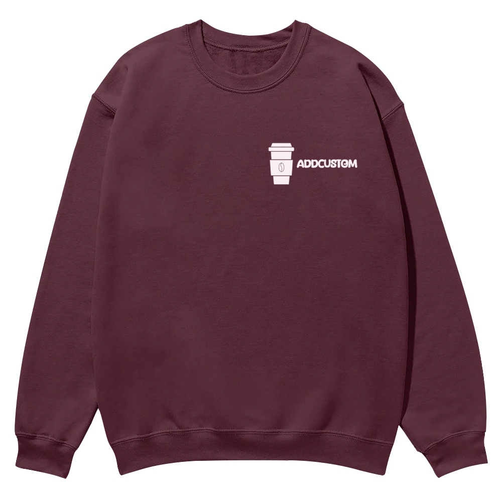 Barista Addcustom Casual Crewneck Sweatshirt