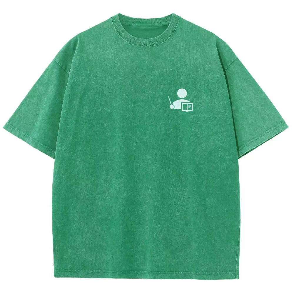 Literature Teacher Unisex Fit Washed T-Shirt Customscool