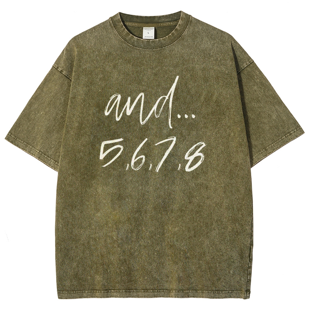 dance Unisex Fit Washed T-Shirt Customscool