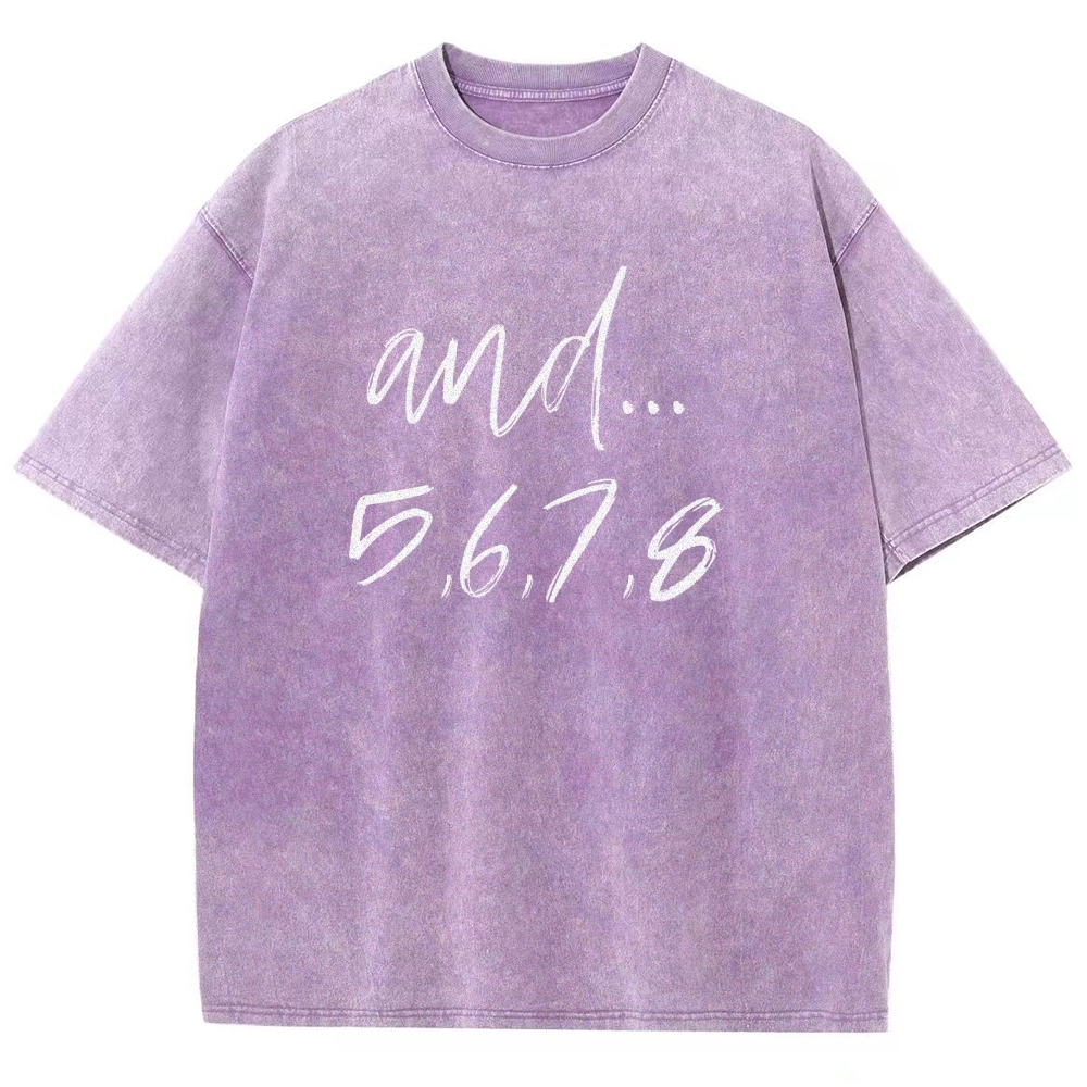 dance Unisex Fit Washed T-Shirt Customscool