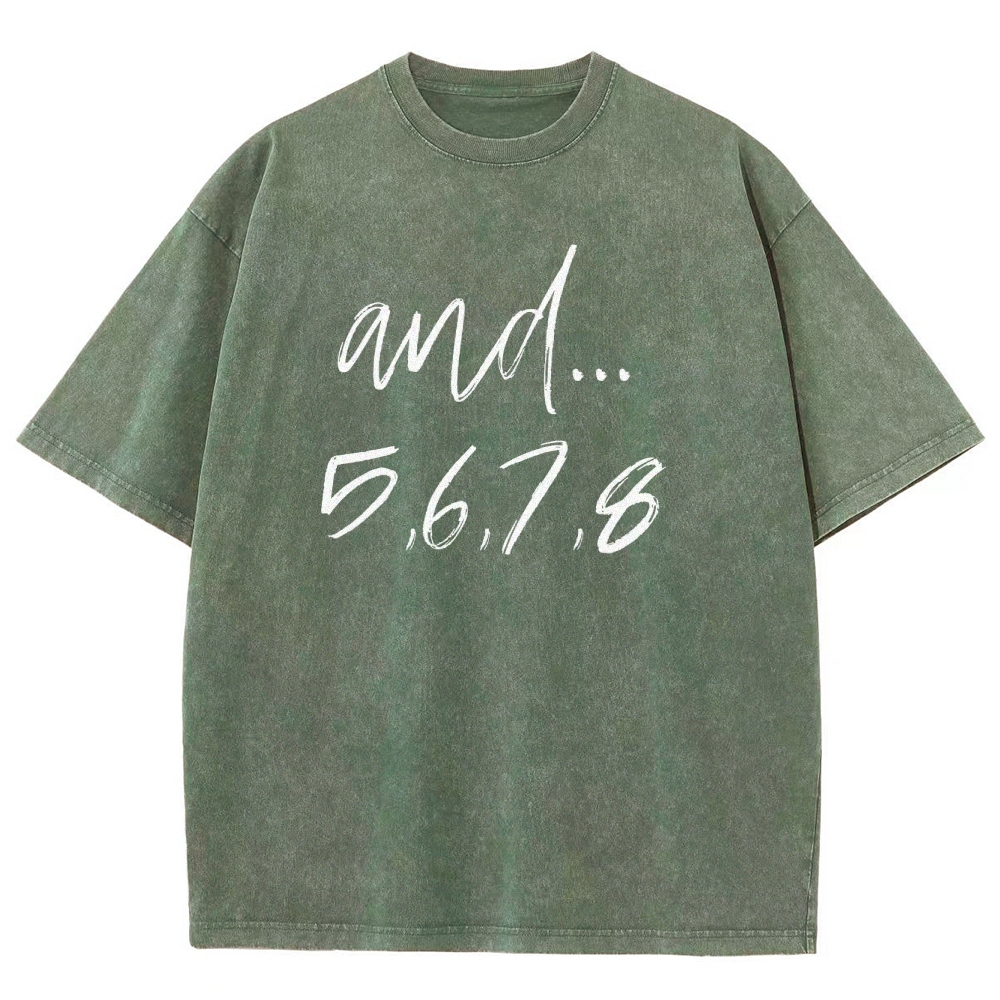 dance Unisex Fit Washed T-Shirt Customscool