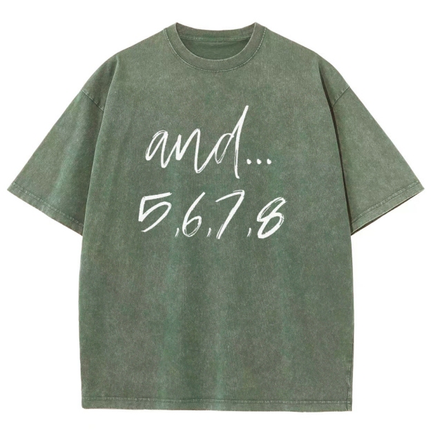 dance Unisex Fit Washed T-Shirt Customscool