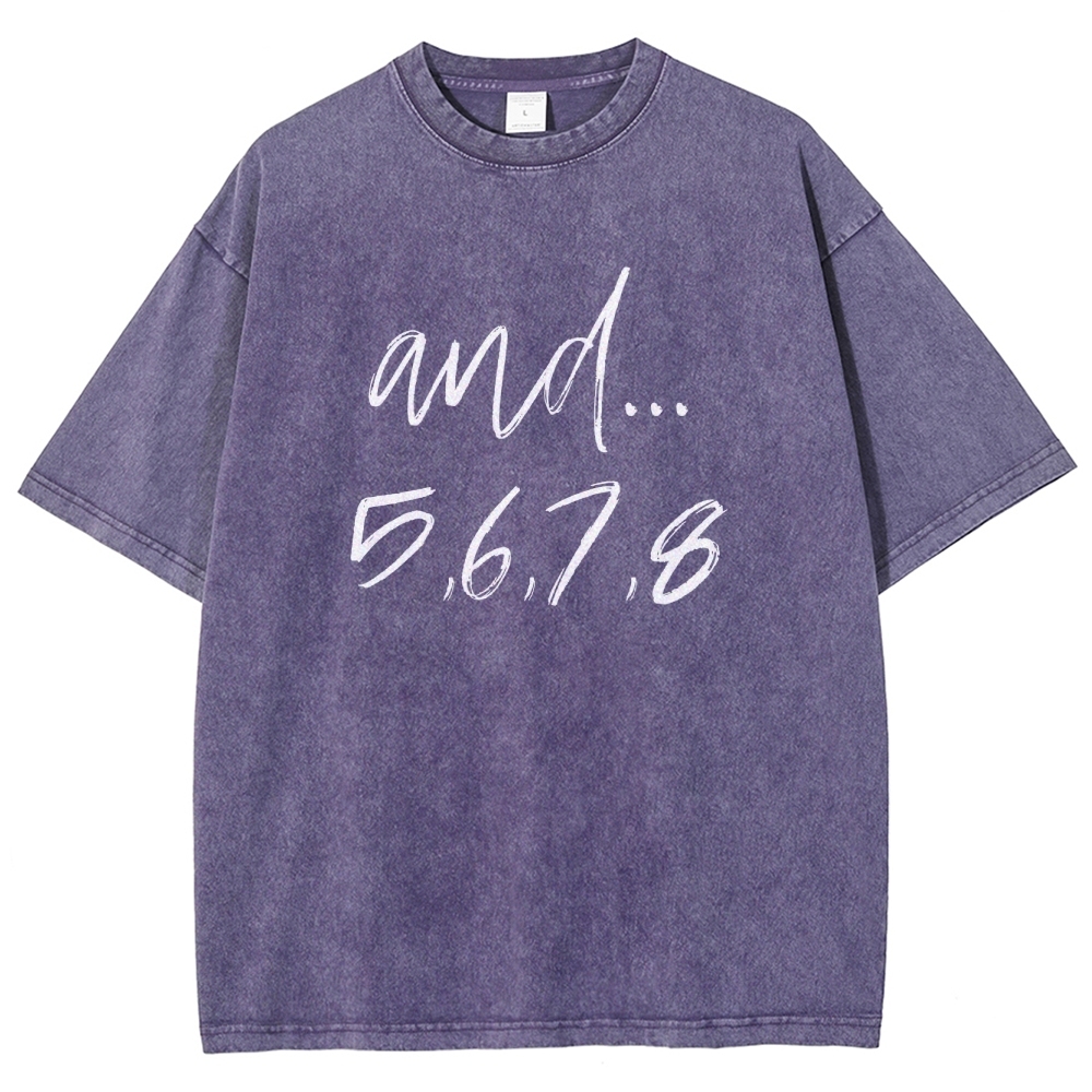 dance Unisex Fit Washed T-Shirt Customscool