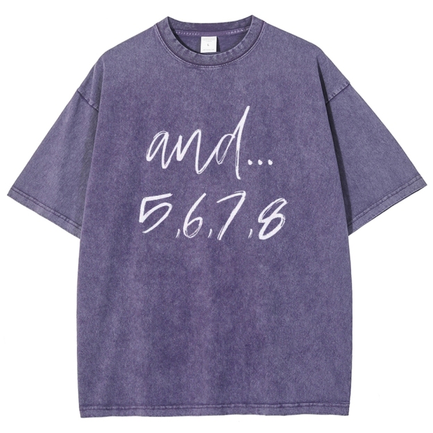 dance Unisex Fit Washed T-Shirt Customscool