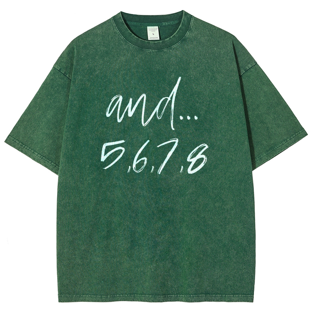 dance Unisex Fit Washed T-Shirt Customscool