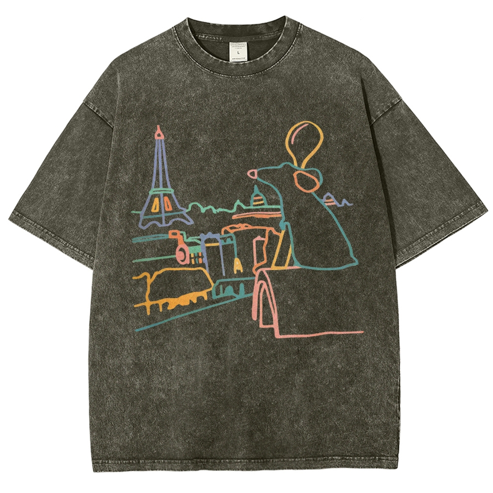 chef Unisex Fit Washed T-Shirt Customscool