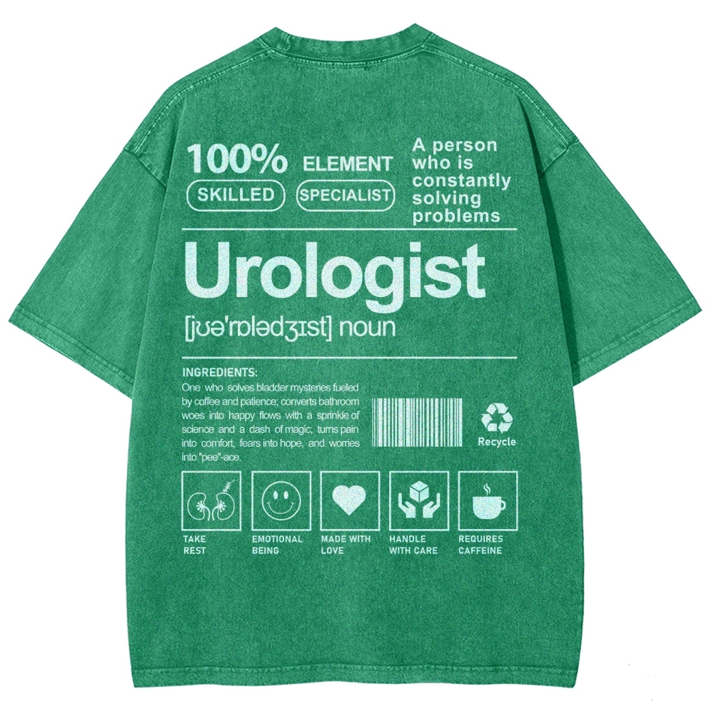 Urologist Unisex Fit Washed T-Shirt Customscool
