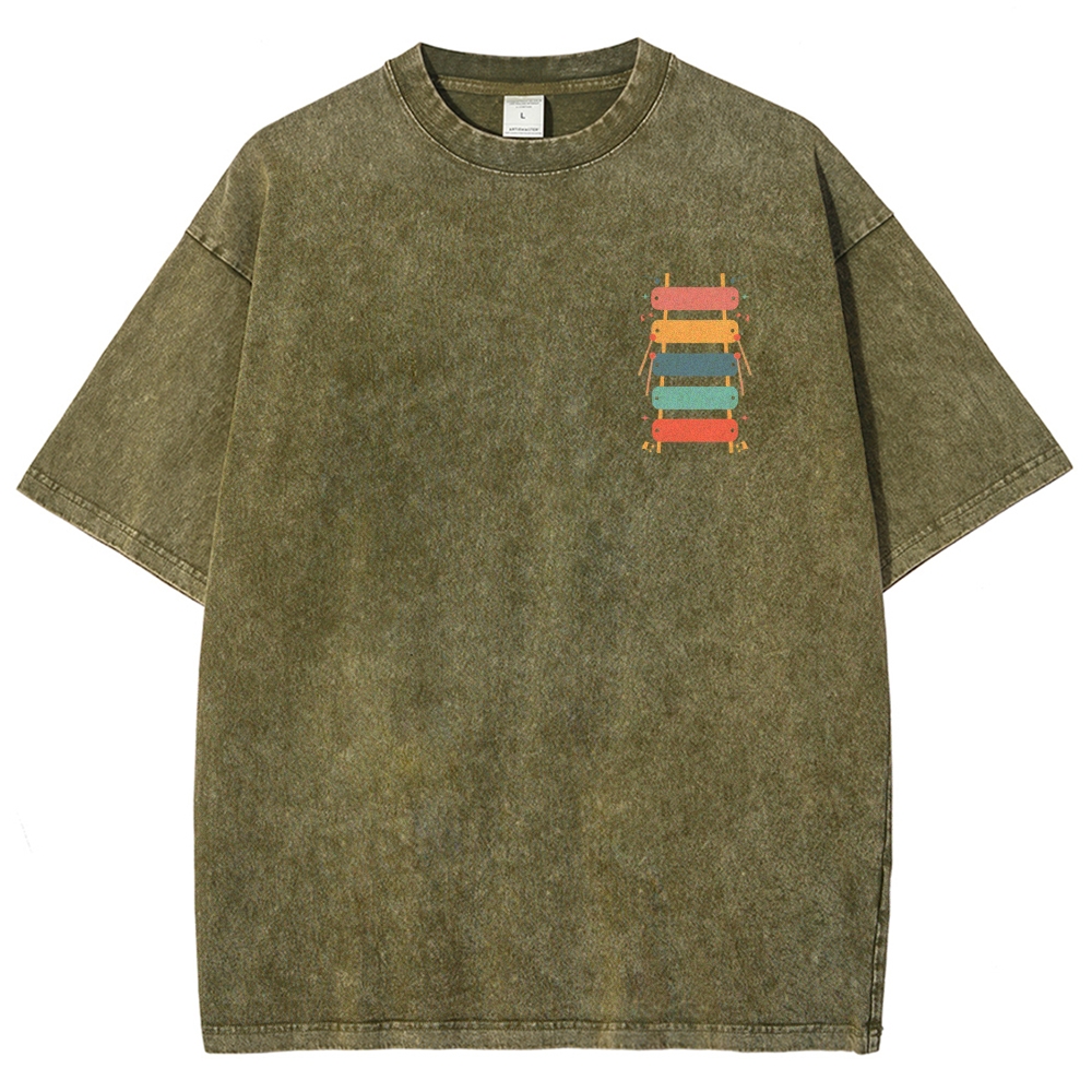 Music Teacher Unisex Fit Washed T-Shirt