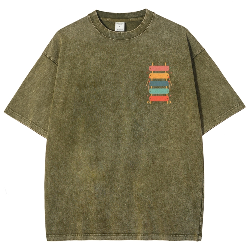 Music Teacher Unisex Fit Washed T-Shirt