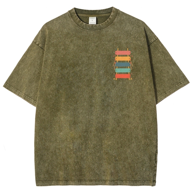 Music Teacher Unisex Fit Washed T-Shirt