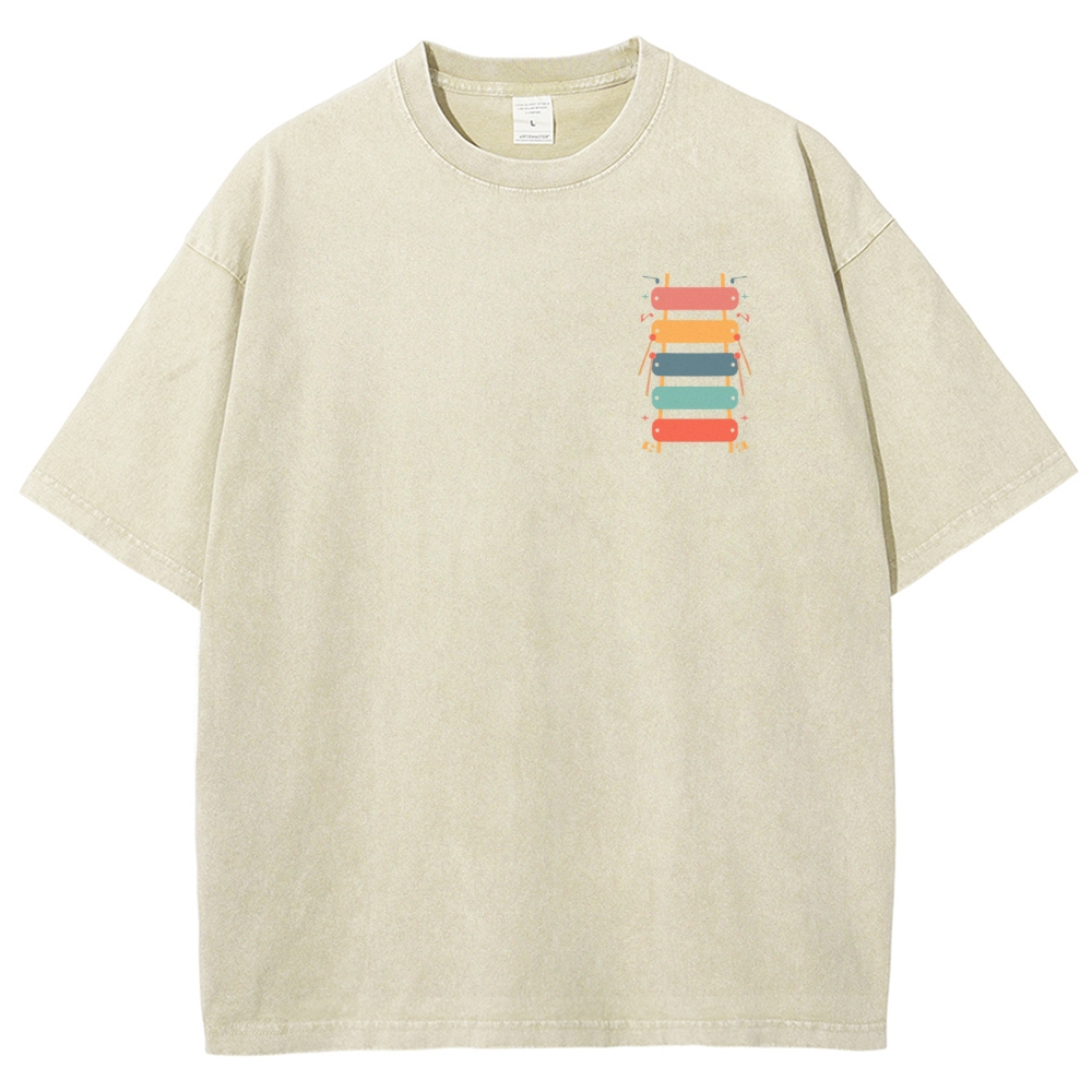Music Teacher Unisex Fit Washed T-Shirt