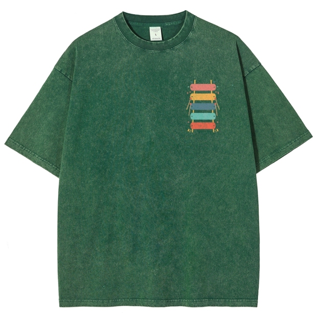 Music Teacher Unisex Fit Washed T-Shirt