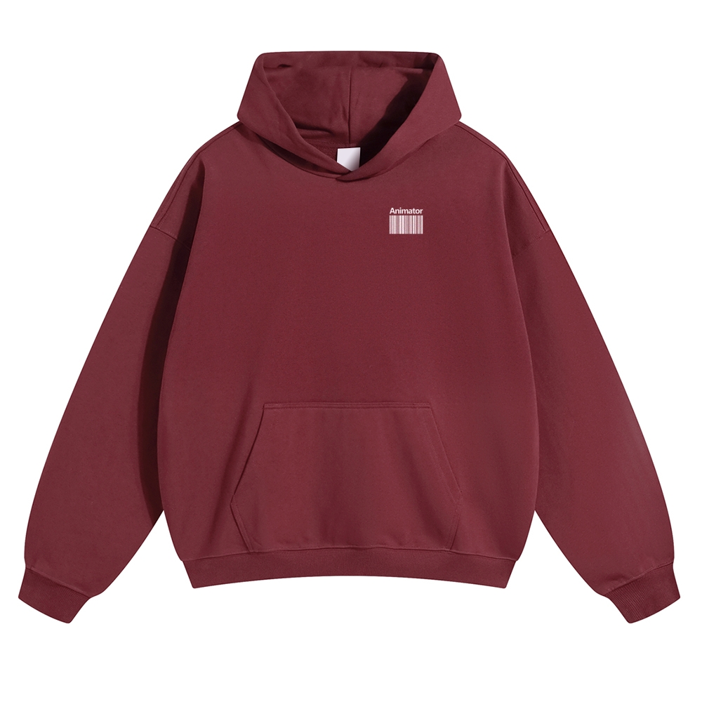 Animator Solid Color Hoodie Customscool
