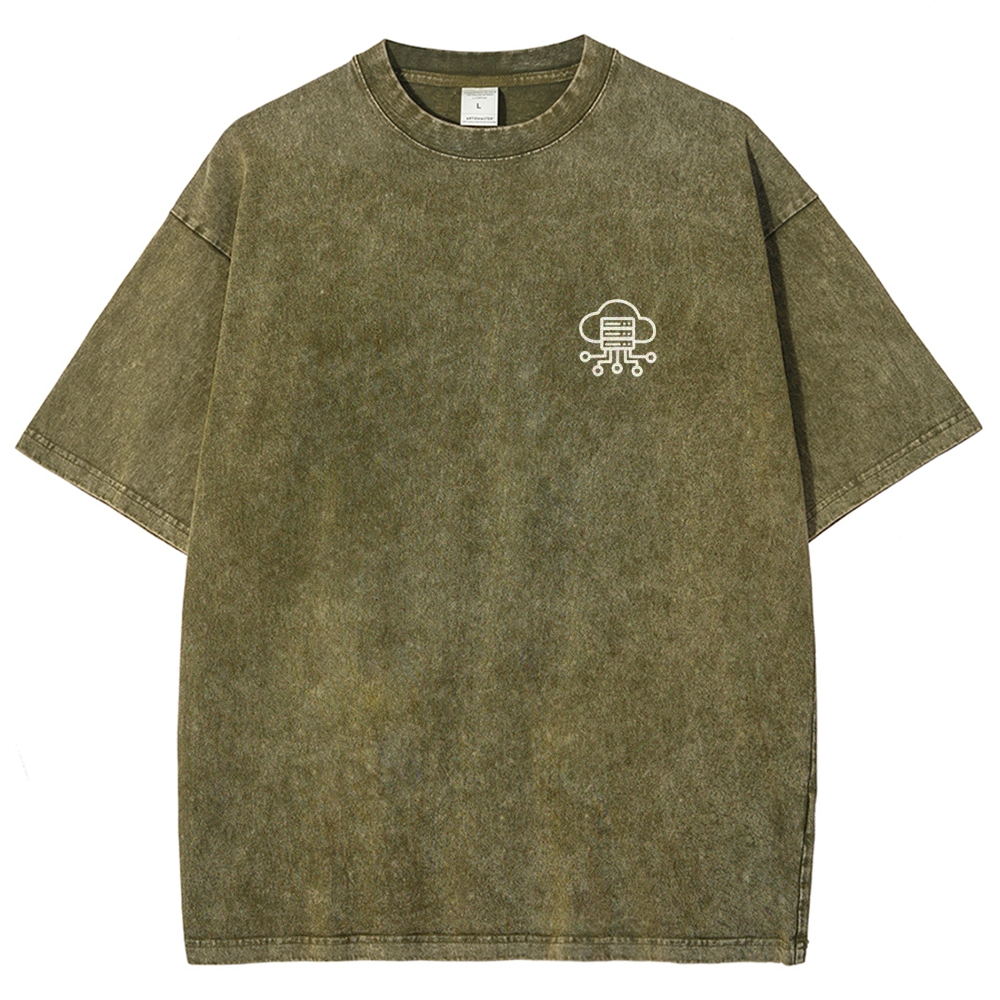 Computer Engineer Unisex Fit Washed T-Shirt Customscool