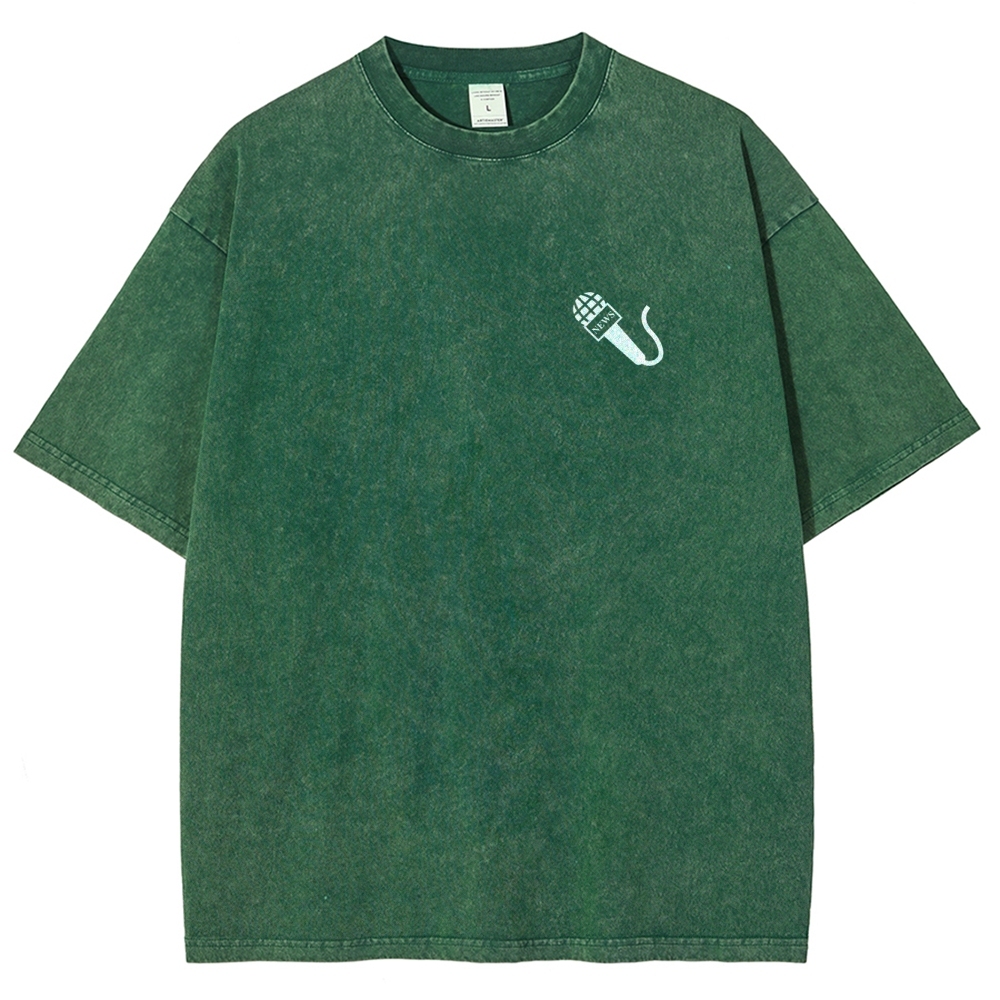 Journalist Unisex Fit Washed T-Shirt Customscool