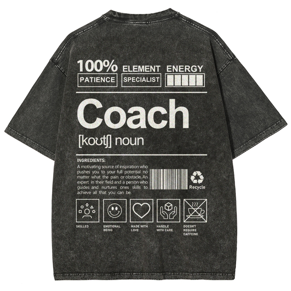 Coach Addcustom Unisex Fit Washed T-Shirt