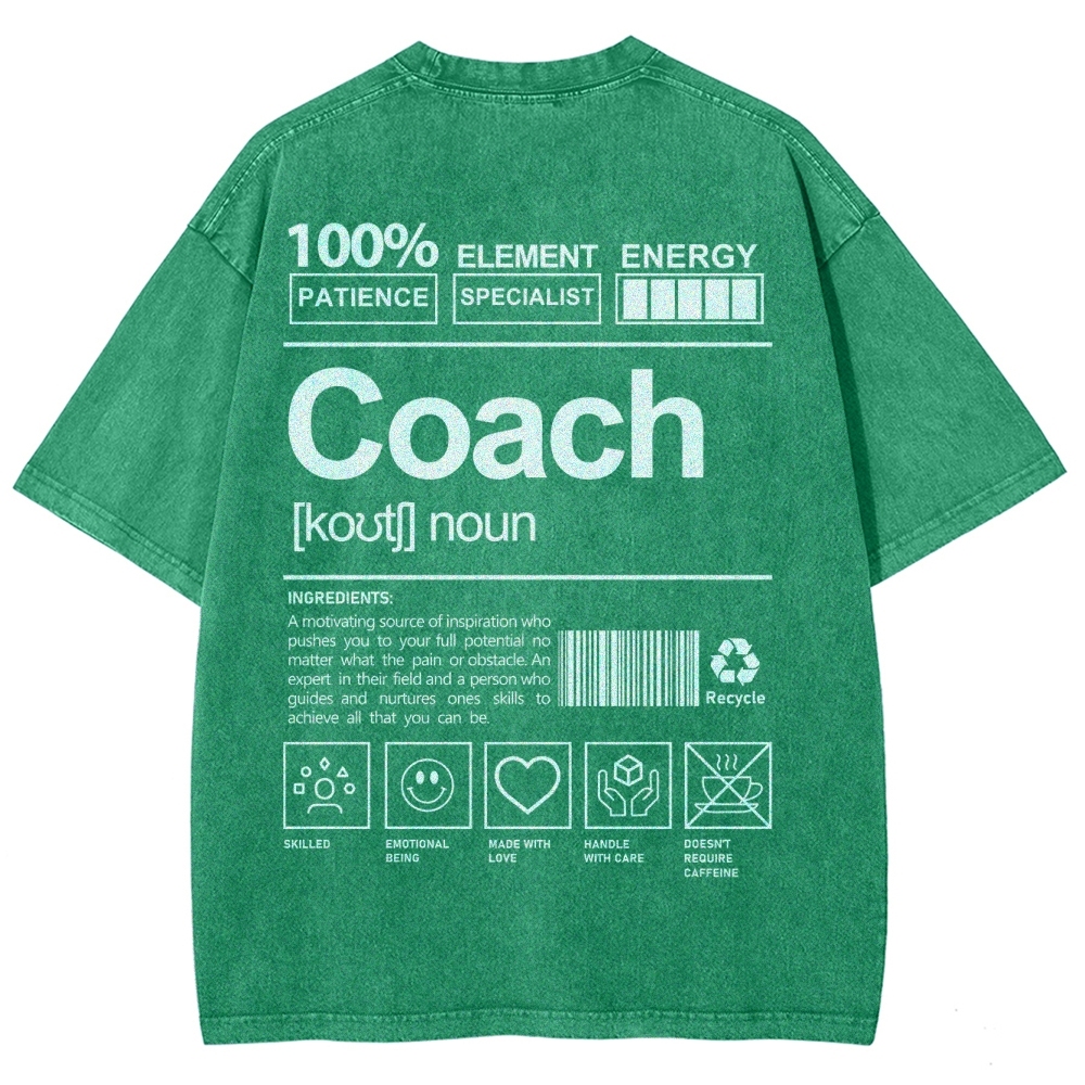 Coach Addcustom Unisex Fit Washed T-Shirt