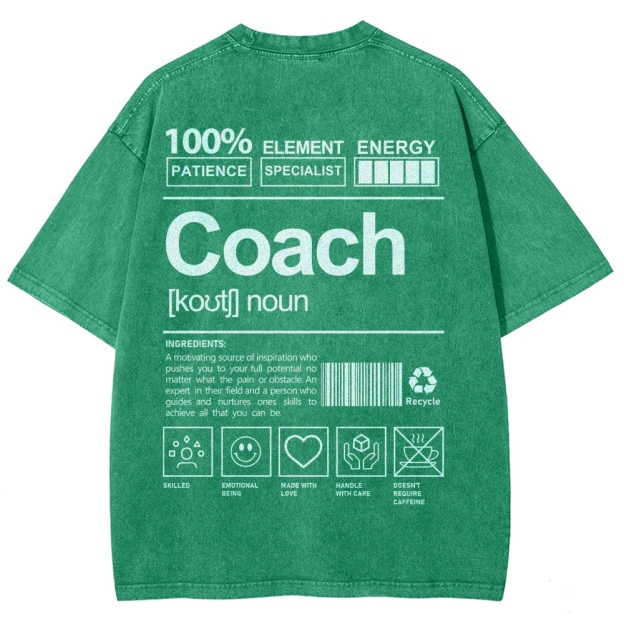 Coach Addcustom Unisex Fit Washed T-Shirt