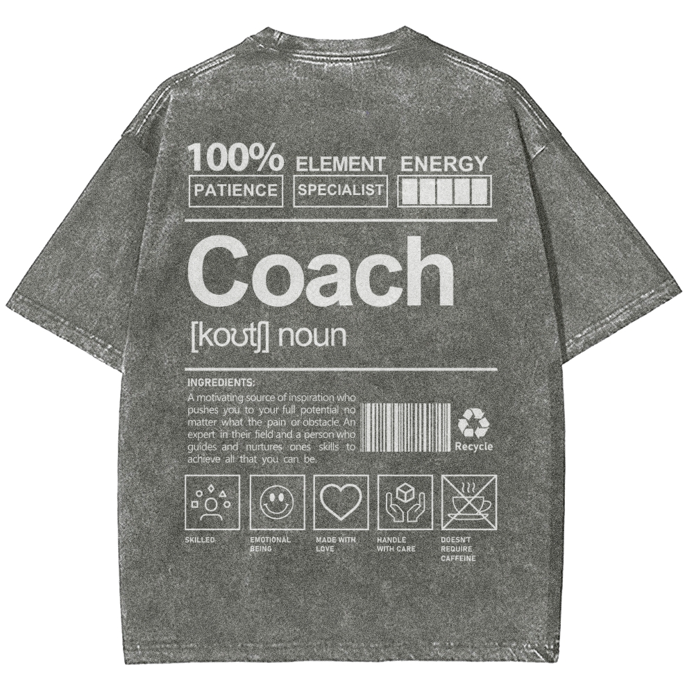 Coach Addcustom Unisex Fit Washed T-Shirt