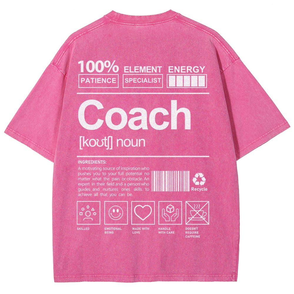 Coach Addcustom Unisex Fit Washed T-Shirt