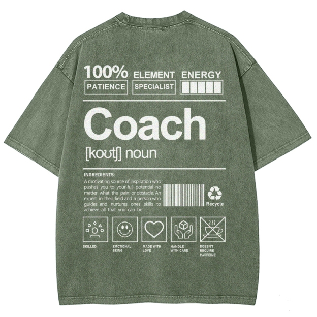 Coach Addcustom Unisex Fit Washed T-Shirt
