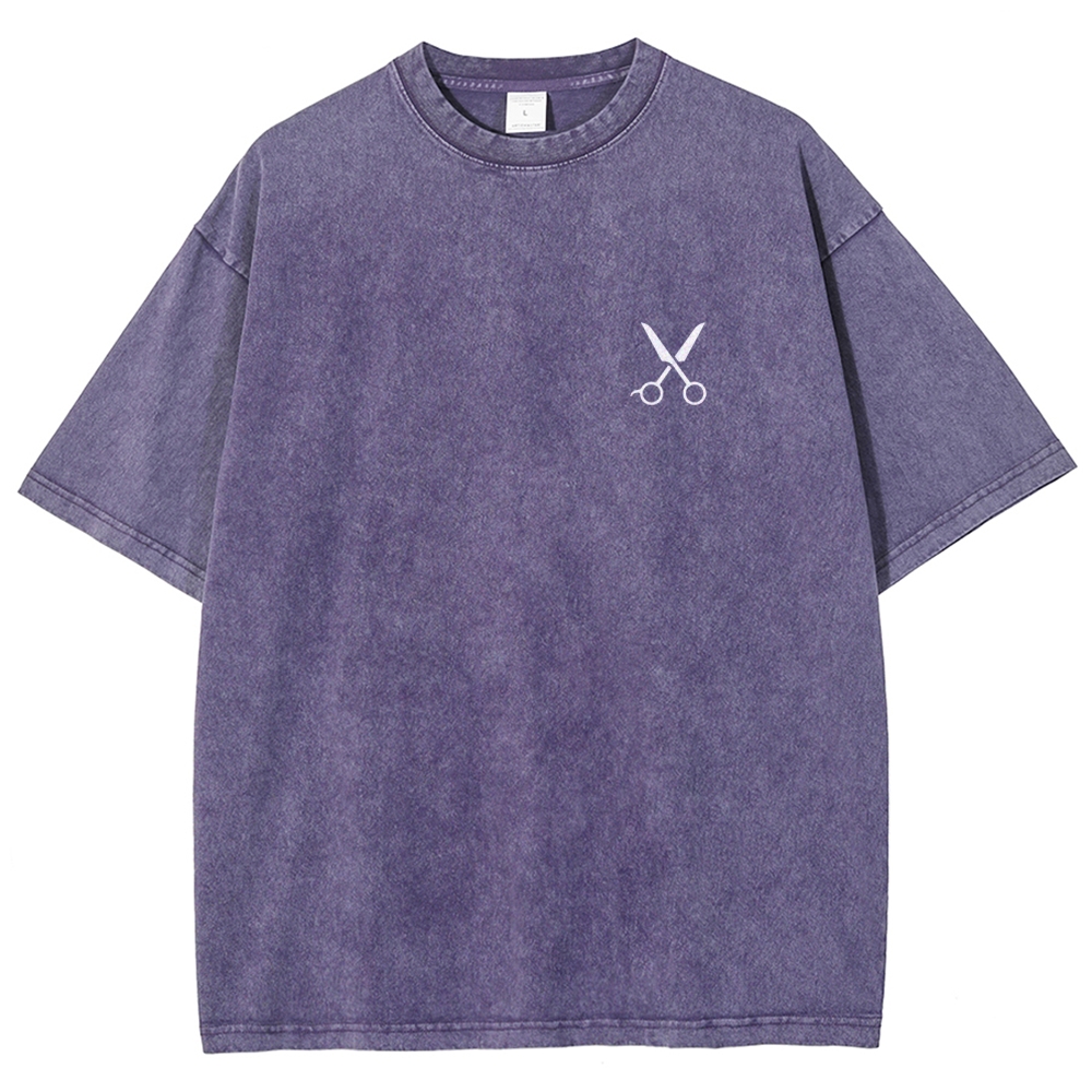 Hairdresser Unisex Fit Washed T-Shirt Customscool
