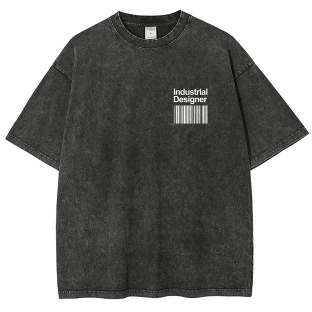 Industrial Designer Unisex Fit Washed T-Shirt Customscool