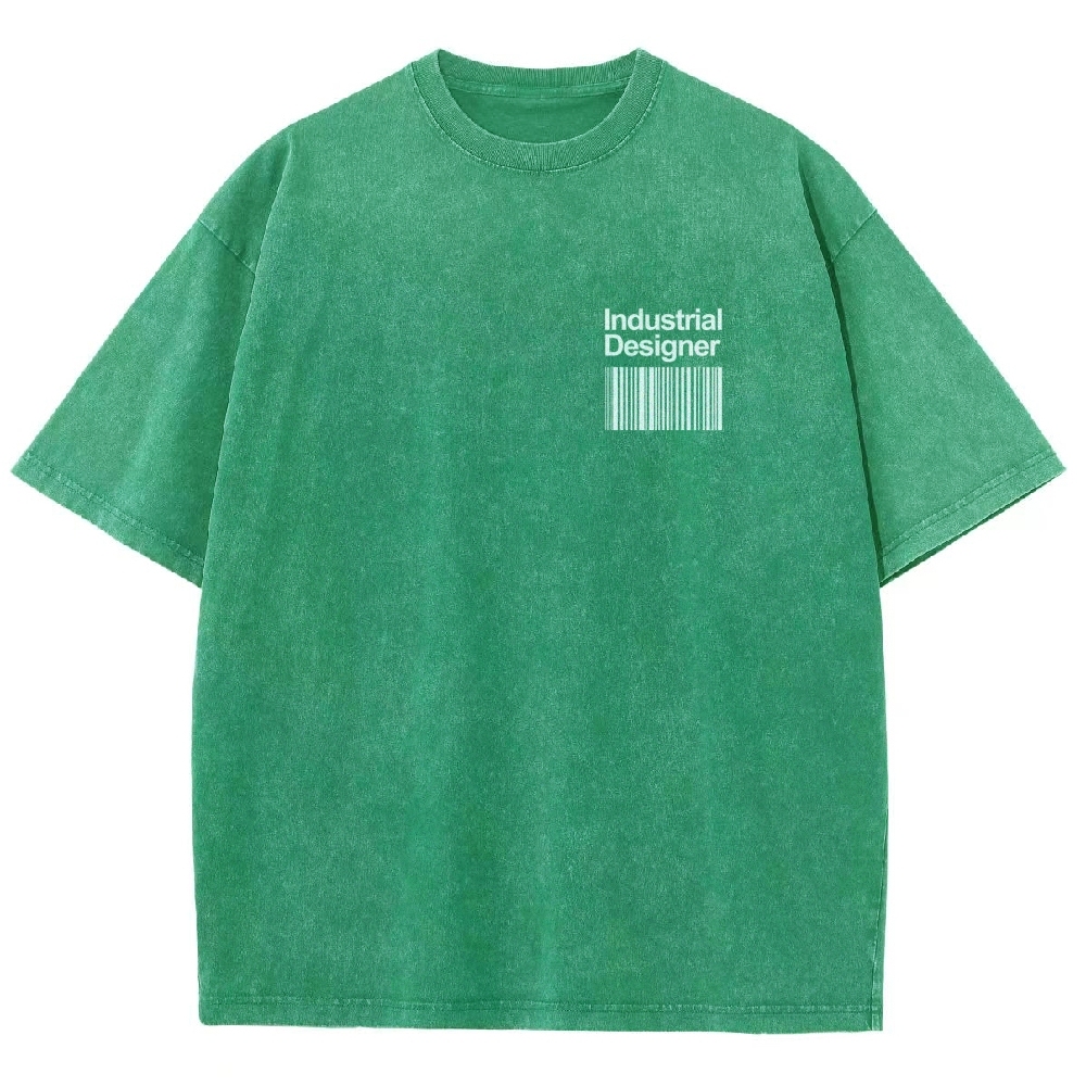 Industrial Designer Unisex Fit Washed T-Shirt Customscool