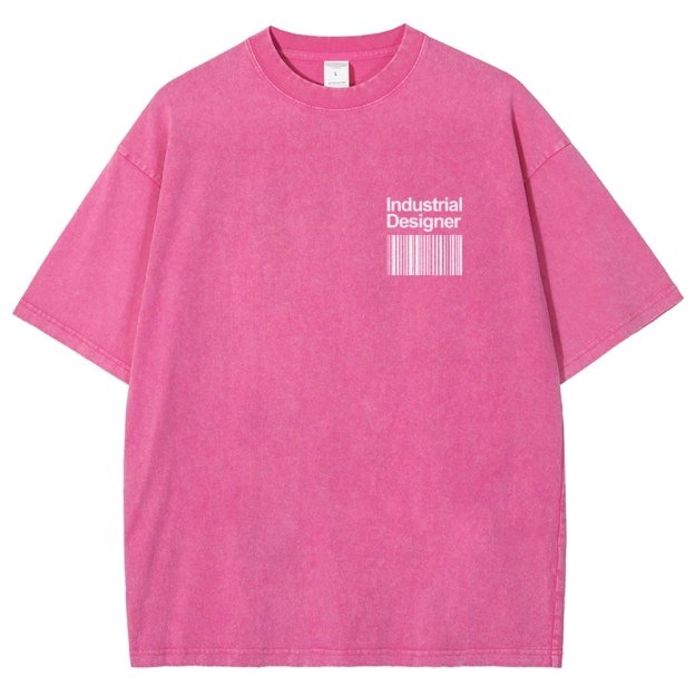 Industrial Designer Unisex Fit Washed T-Shirt Customscool