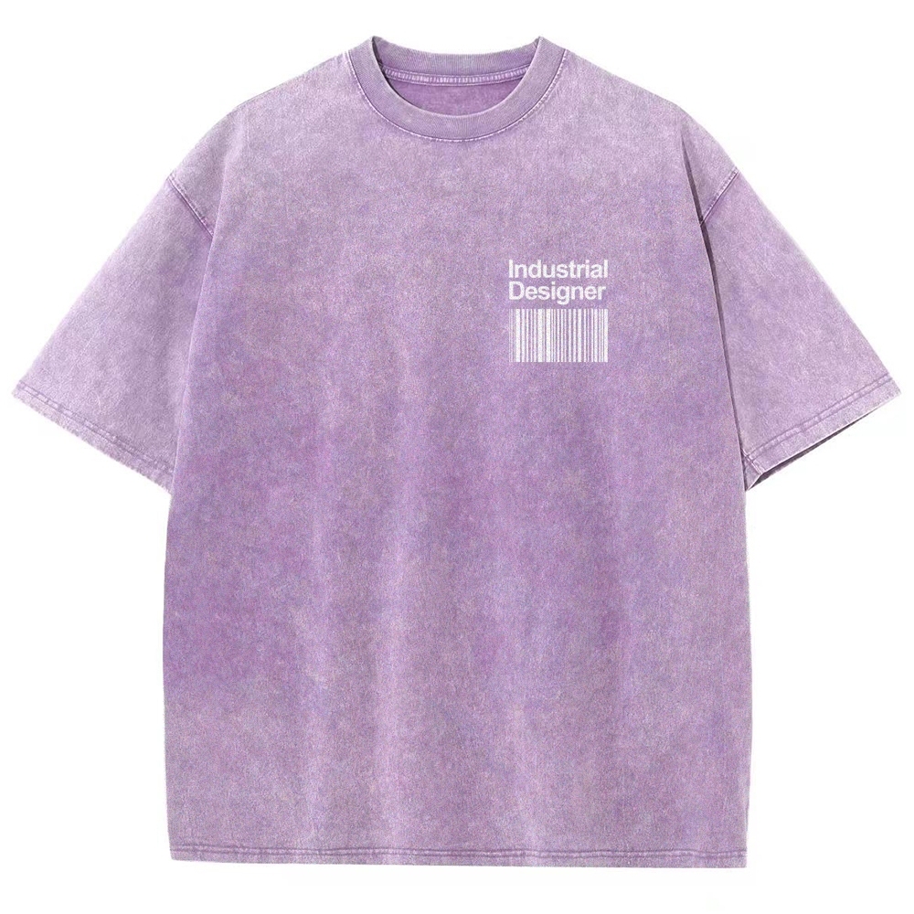 Industrial Designer Unisex Fit Washed T-Shirt Customscool