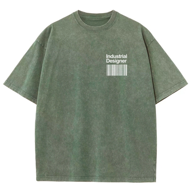 Industrial Designer Unisex Fit Washed T-Shirt Customscool