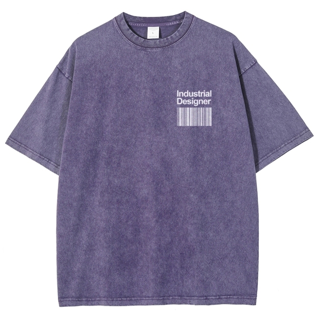 Industrial Designer Unisex Fit Washed T-Shirt Customscool
