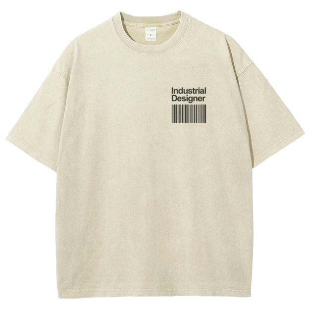 Industrial Designer Unisex Fit Washed T-Shirt Customscool