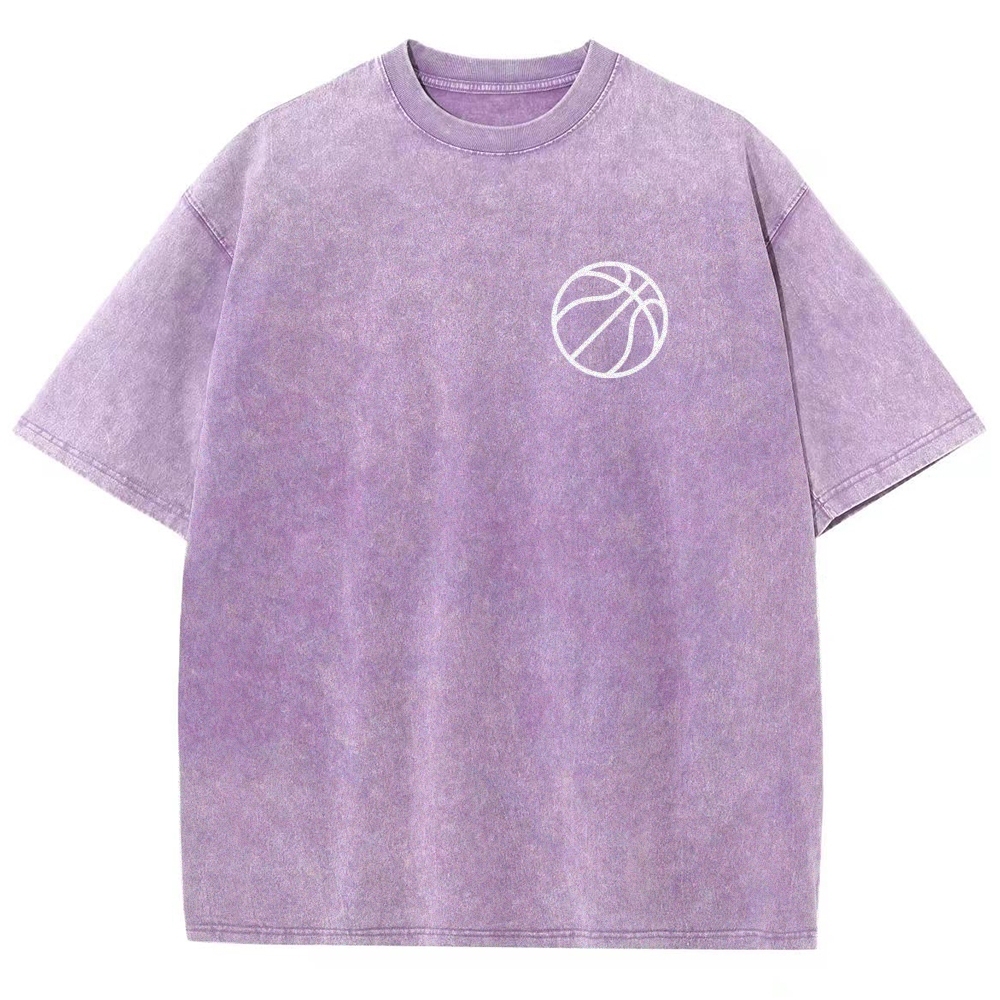 Basketball Player Unisex Fit Washed T-Shirt Customscool