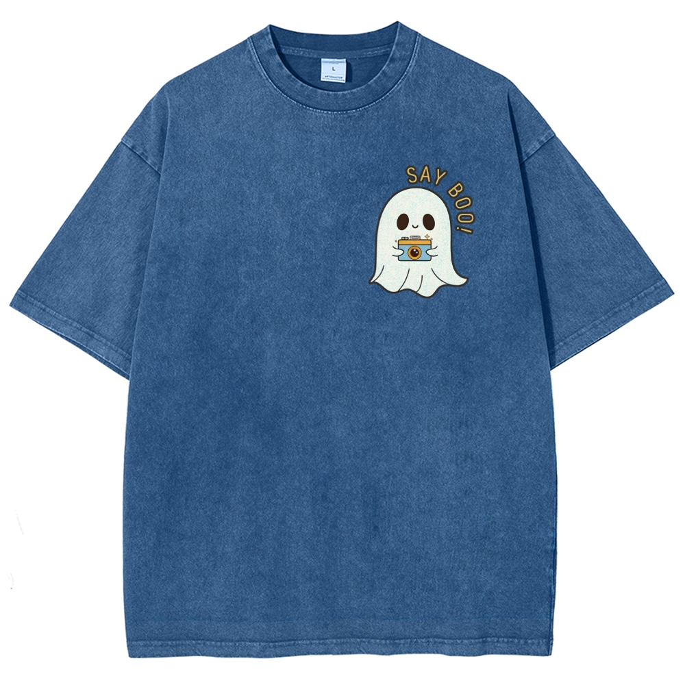Halloween Unisex Fit Washed T-Shirt Customscool