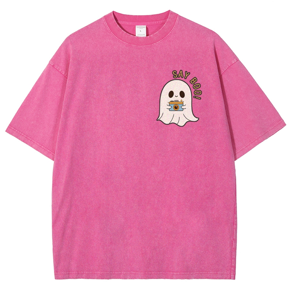 Halloween Unisex Fit Washed T-Shirt Customscool