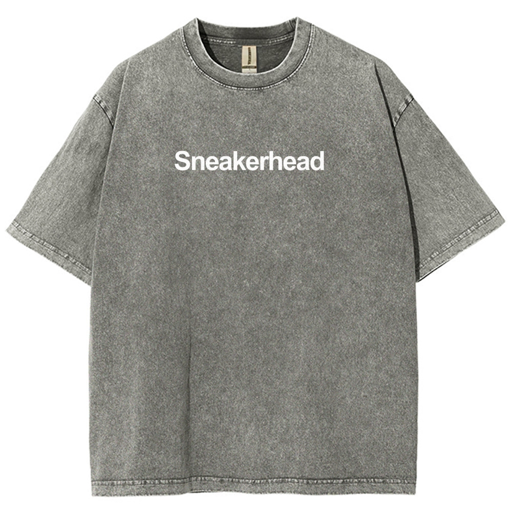 Sneakerhead Unisex Fit Washed T-Shirt Customscool