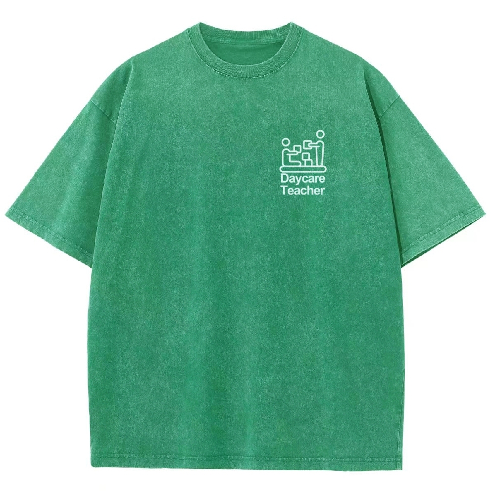 Daycare Teacher Unisex Fit Washed T-Shirt
