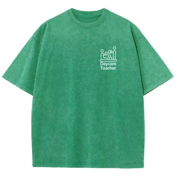 Daycare Teacher Unisex Fit Washed T-Shirt