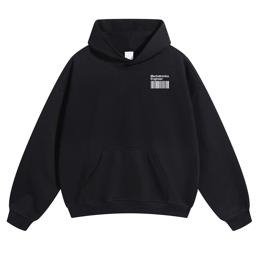 Mechatronics Engineer Solid Color Hoodie Customscool
