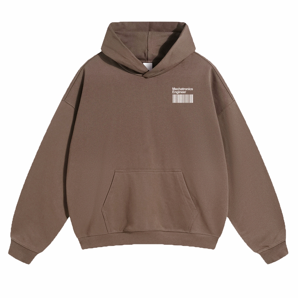 Mechatronics Engineer Solid Color Hoodie Customscool